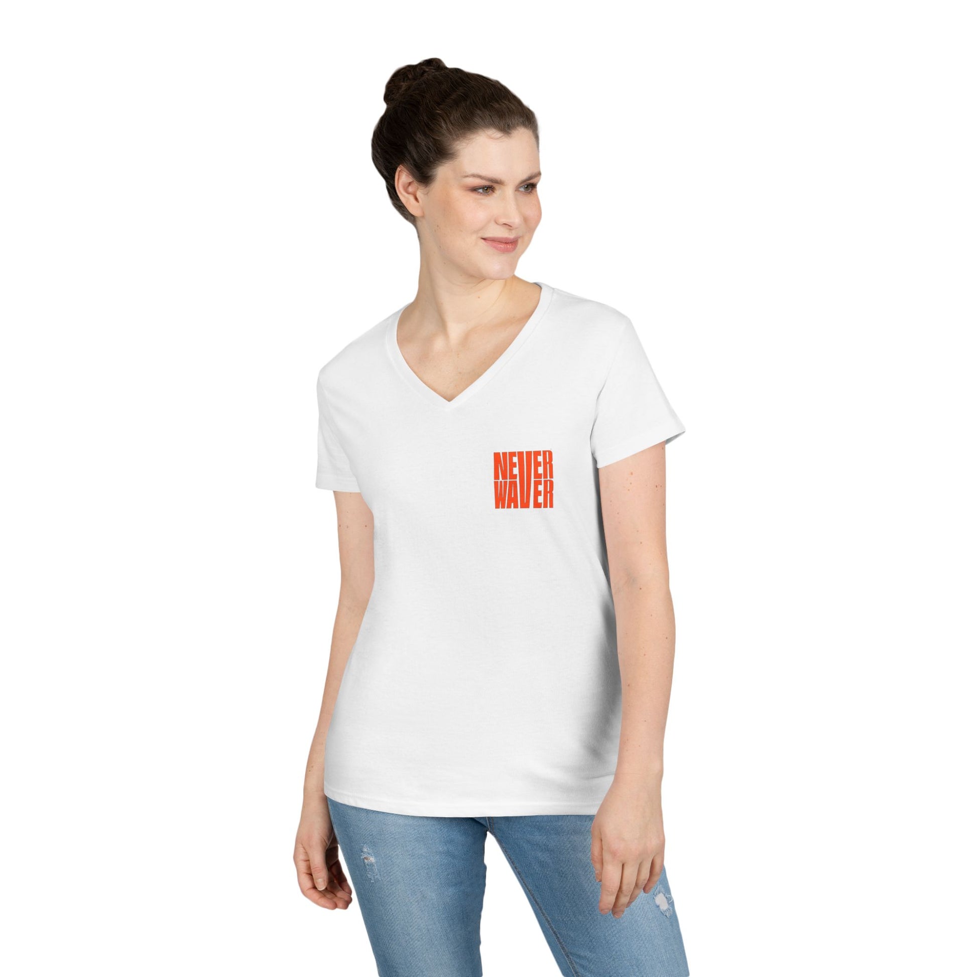 Best Mom Ever V-Neck T-Shirt | Perfect Gift for Mother's Day | Casual Everyday Wear - Never Waver