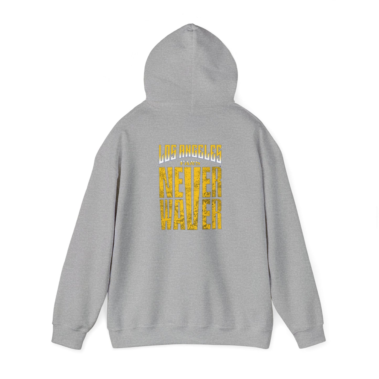 Unisex Heavy Blend™ Hooded Sweatshirt - "Los Angeles Fans Never Waver" Inspirational Hoodie - Never Waver