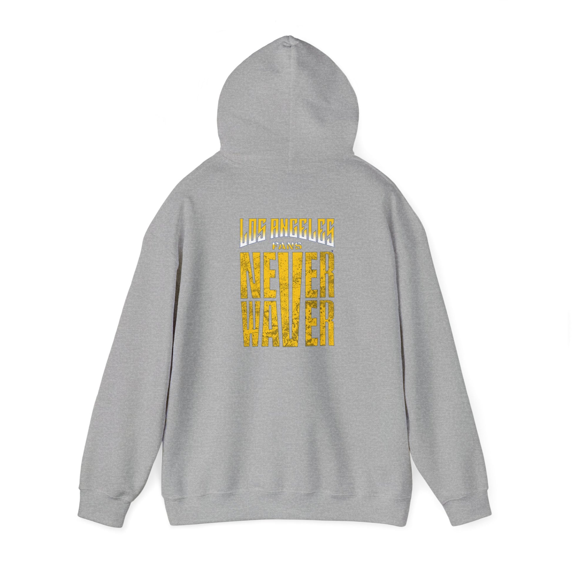Unisex Heavy Blend™ Hooded Sweatshirt - "Los Angeles Fans Never Waver" Inspirational Hoodie - Never Waver