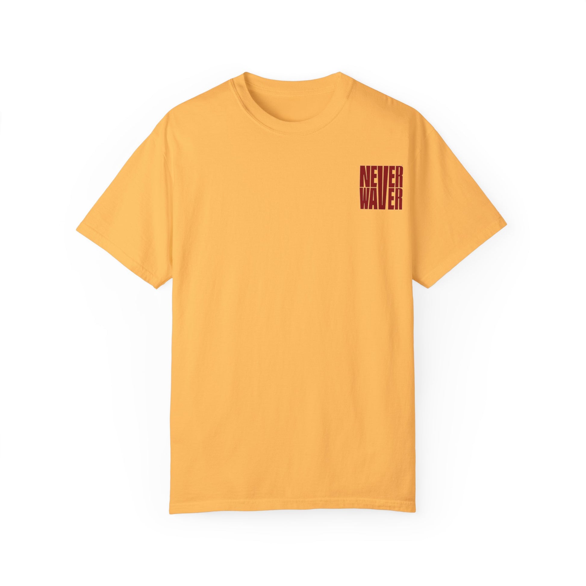 Unisex Garment-Dyed T-Shirt - 'Never Waver Just A Mom Trying Not to Raise A&&holes' Design - Never Waver