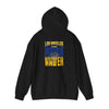 Unisex Heavy Blend™ Hooded Sweatshirt - Los Angeles Fans  NEVER WAVER w Leopard Football | Cozy Streetwear for Every Day - Never Waver