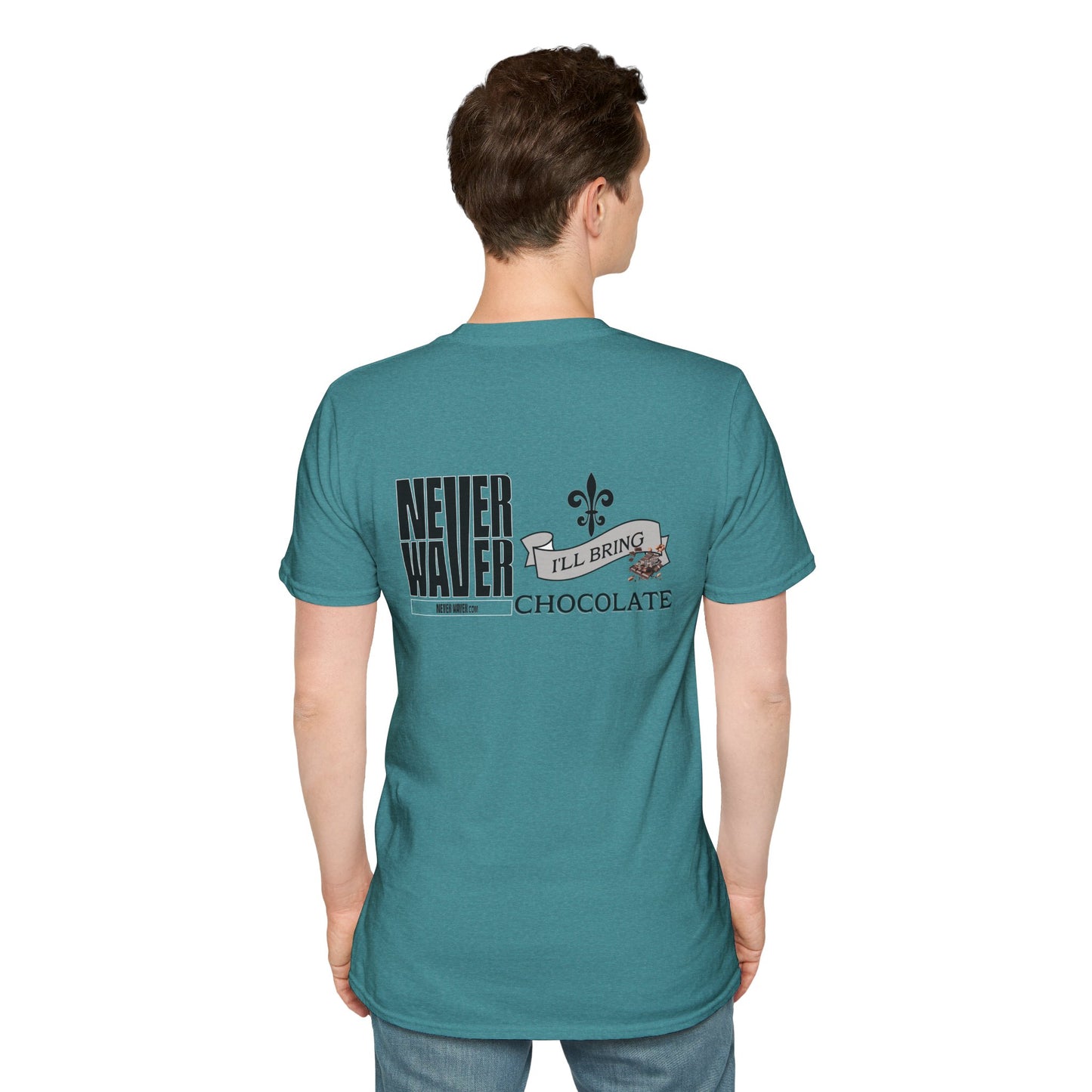 Never Waver I'll Bring The Chocolate Unisex Softstyle T-Shirt - Never Waver