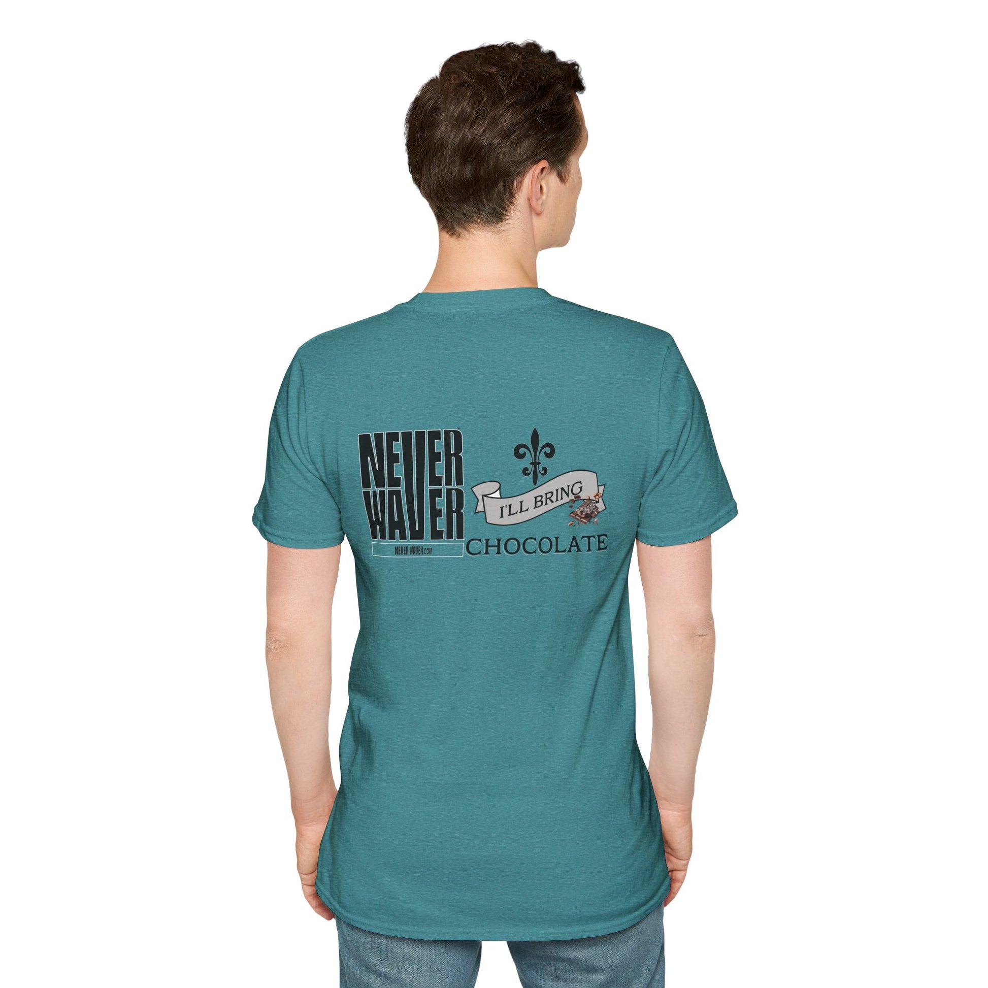 Never Waver I'll Bring The Chocolate Unisex Softstyle T-Shirt - Never Waver