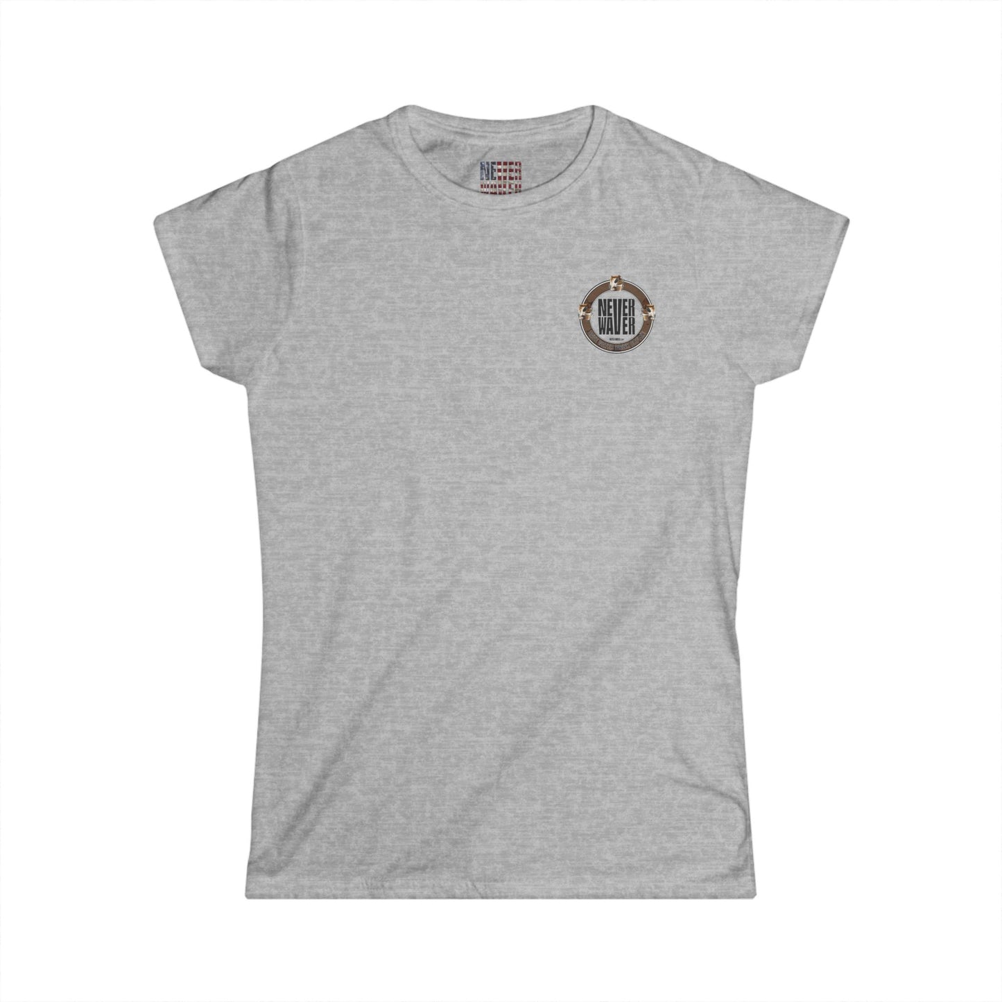 Never Waver Save Water Drink Coffee Women's Soft Style Tee - - Never Waver