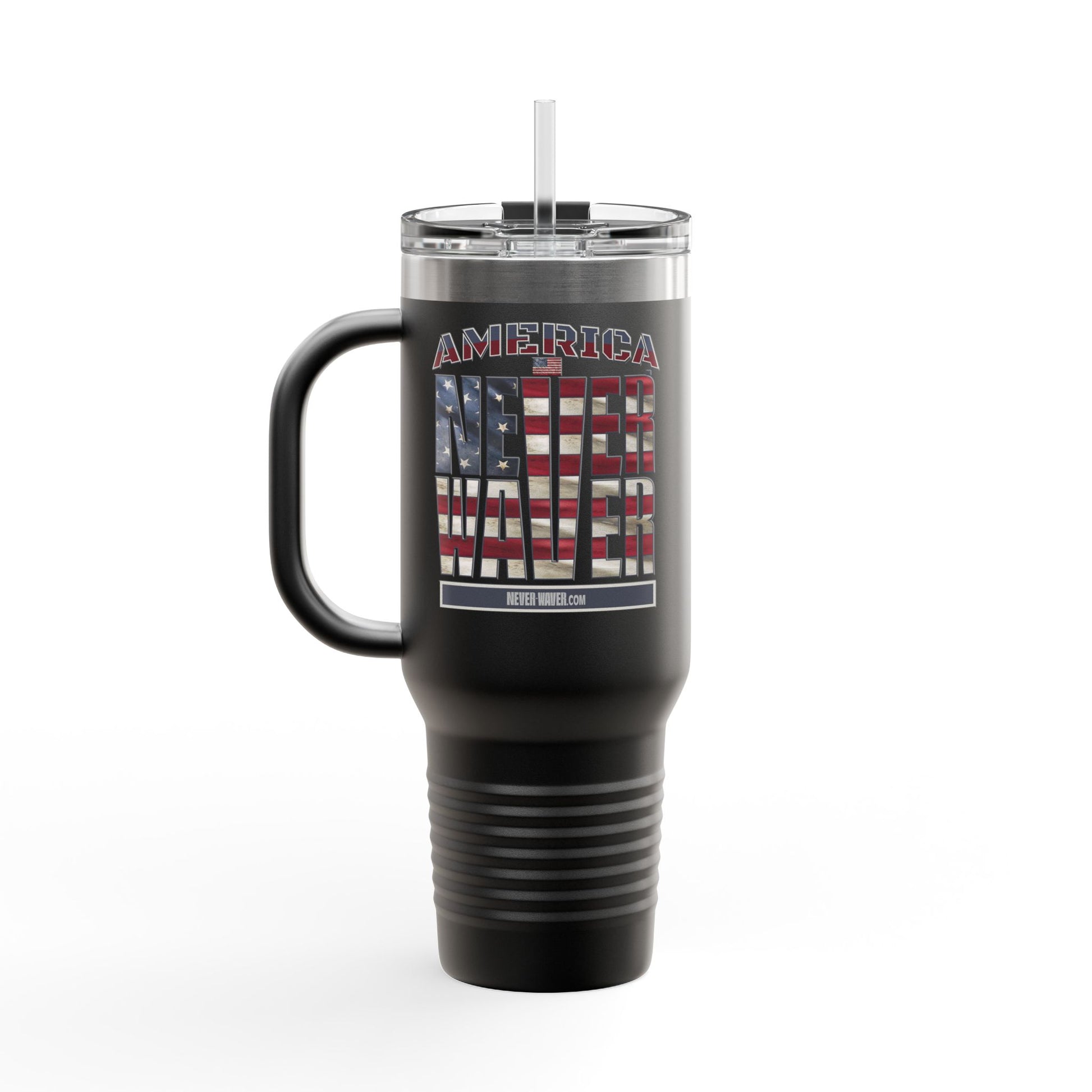 America Never Waver Insulated Travel Mug, 40oz - Never Waver