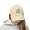 Unisex Distressed Cap - 'Never Waver' Casual Hat for Everyday Style