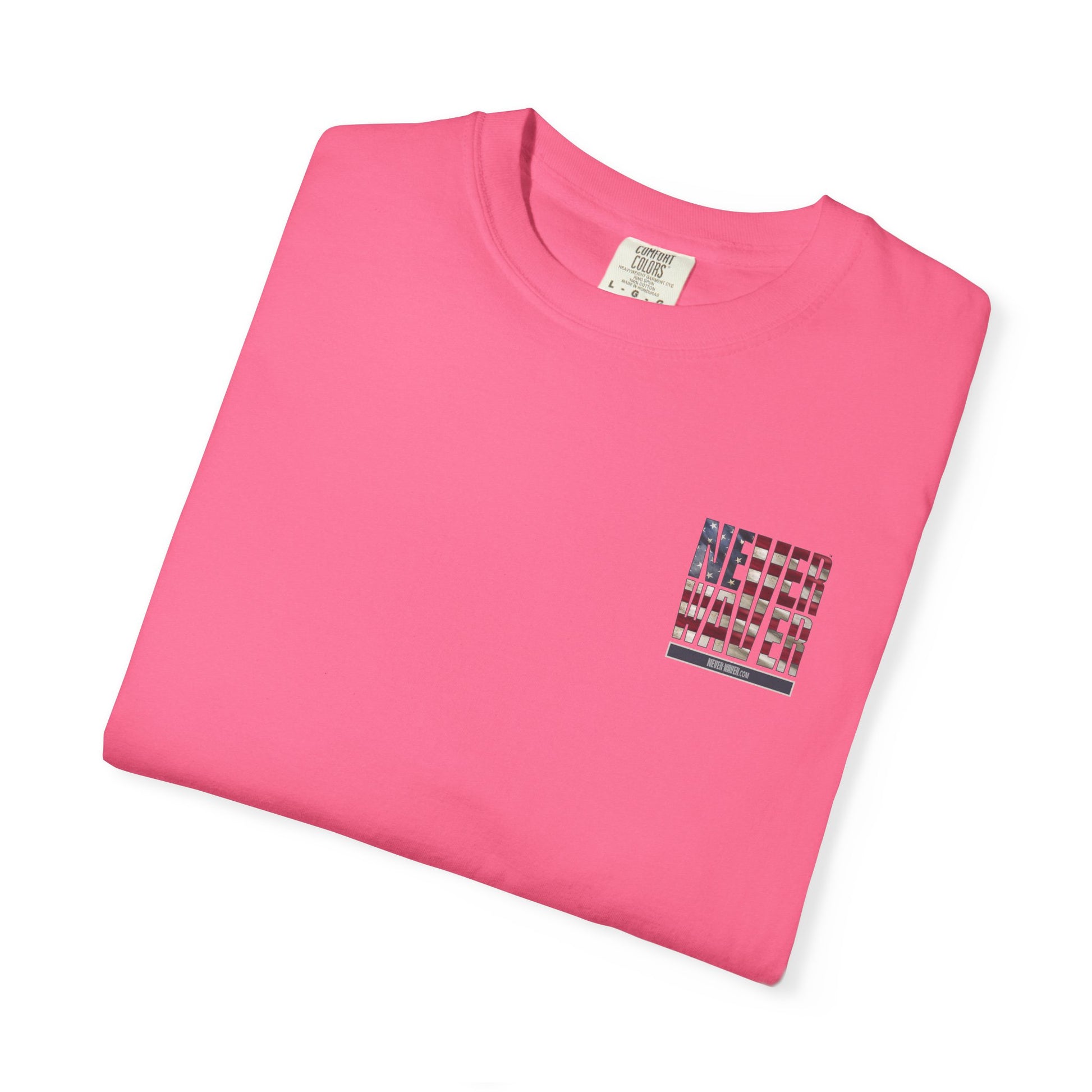 Unisex Garment-Dyed T-Shirt - "Never Waver Remember Who The F@{k You Are " - Never Waver