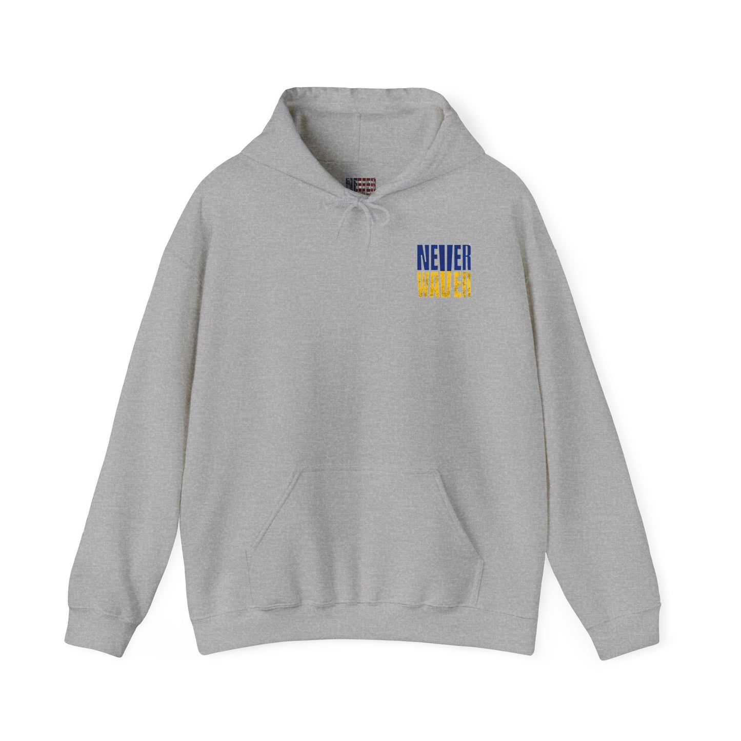 Inspired Unisex Heavy Blend™ Hooded Sweatshirt -Los Angeles Fans NEVER WAVER Graphic - Never Waver