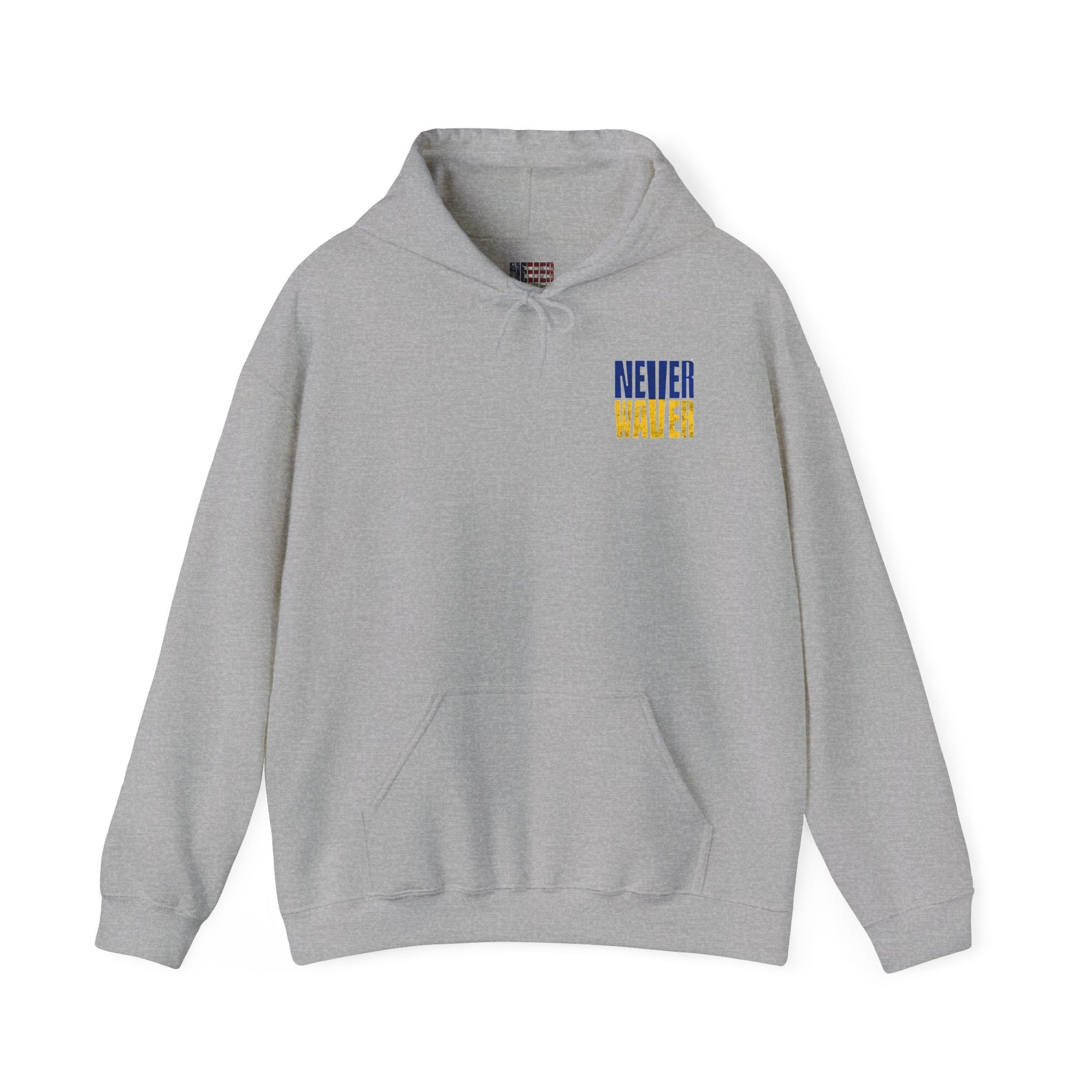 Inspired Unisex Heavy Blend™ Hooded Sweatshirt -Los Angeles Fans NEVER WAVER Graphic - Never Waver