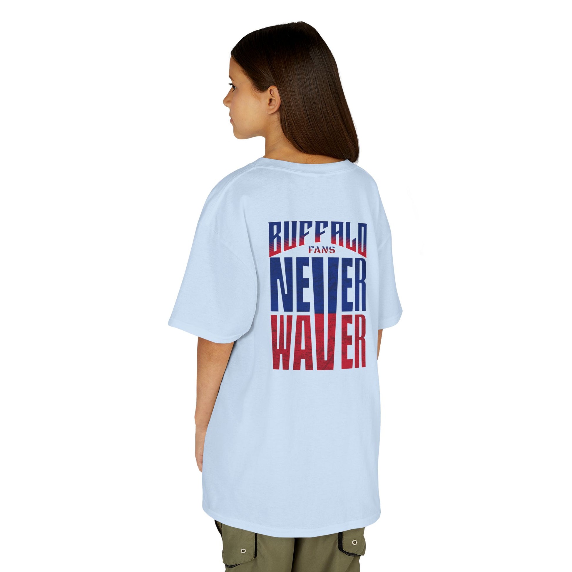 Buffalo Fans Never Waver Kids Heavy Cotton™ Tee - Never Waver