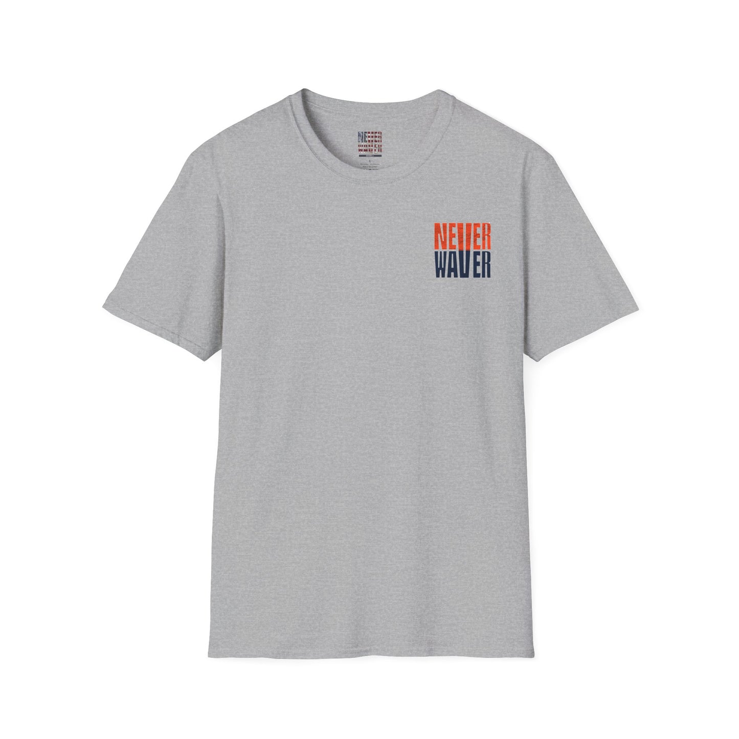 Denver Fans Never Waver Unisex Softstyle T-Shirt - Never Waver