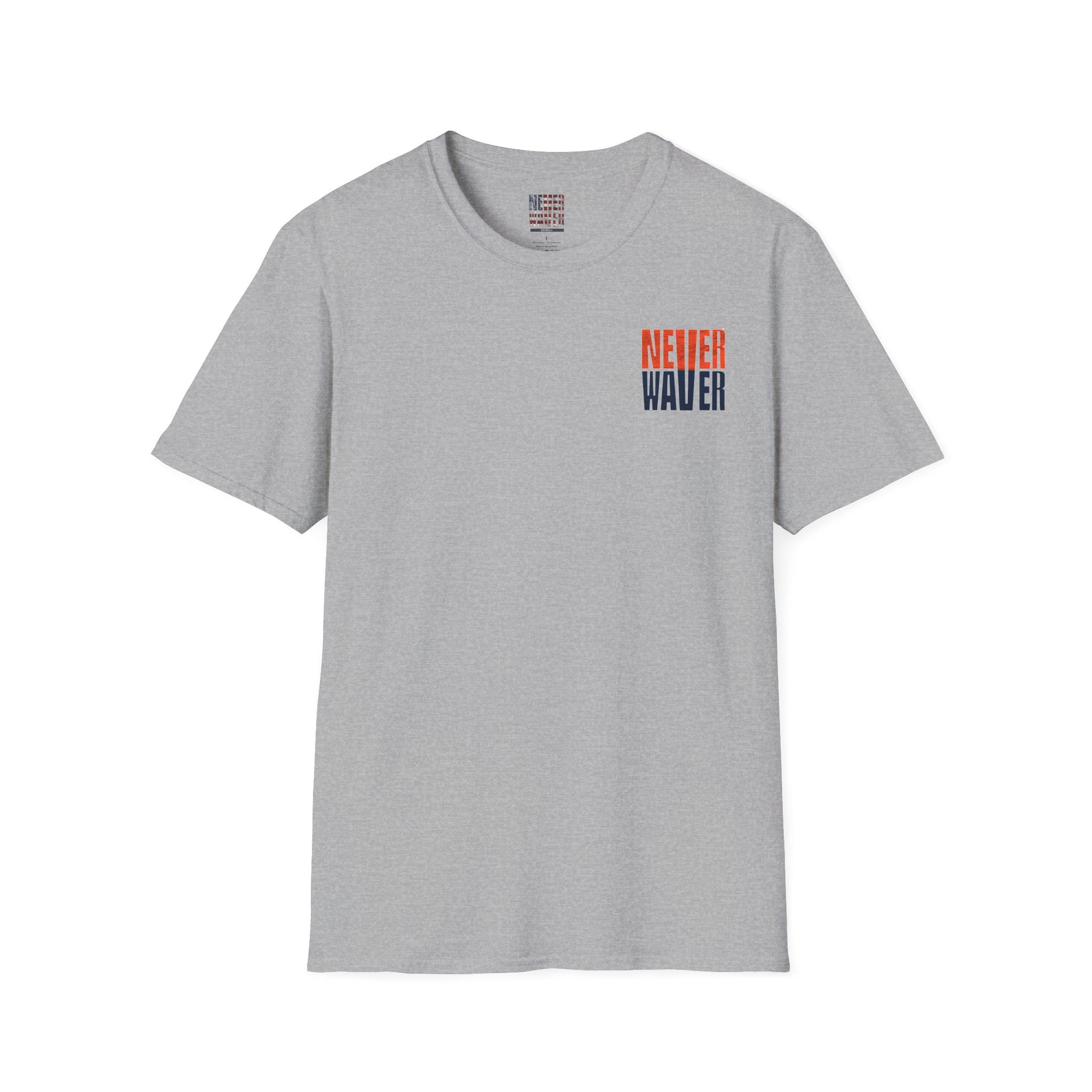 Denver Fans Never Waver Unisex Softstyle T-Shirt - Never Waver