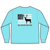 Unisex Long Sleeve Pocket T-Shirt - Never Waver Best Buckin' Dad Ever Design - Never Waver