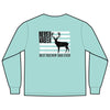 Unisex Long Sleeve Pocket T-Shirt - Never Waver Best Buckin' Dad Ever Design - Never Waver