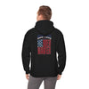 Unisex Heavy Blend™ Hoodie - 'New York Fans Never Waver' American Flag Design - Never Waver