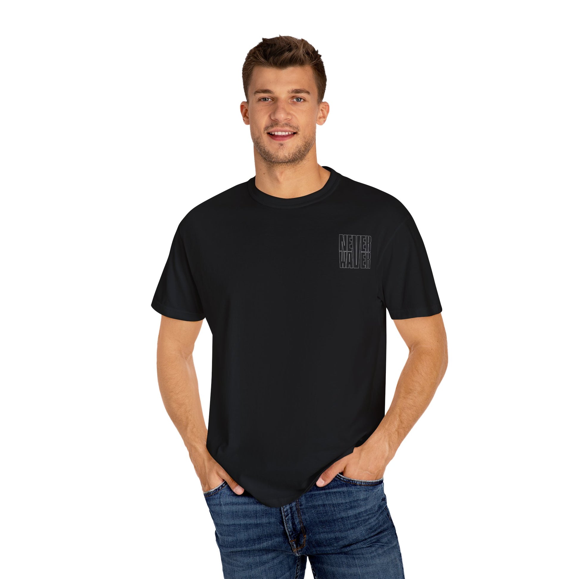 Unisex Garment-Dyed T-Shirt - 'Never Waver Mamacita Needs a Margarita' Design - Never Waver