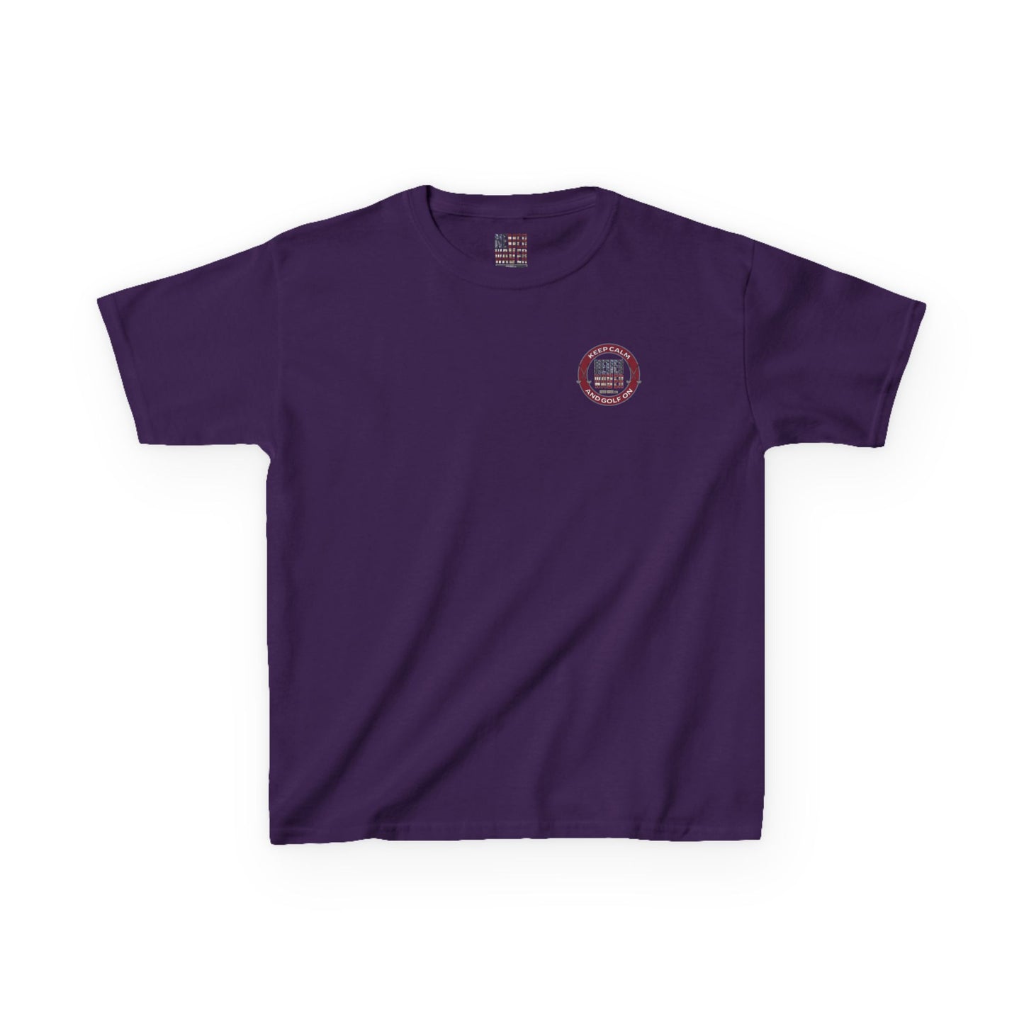 Kids Golf Tee - Keep Calm Never Waver and Golf On - Never Waver