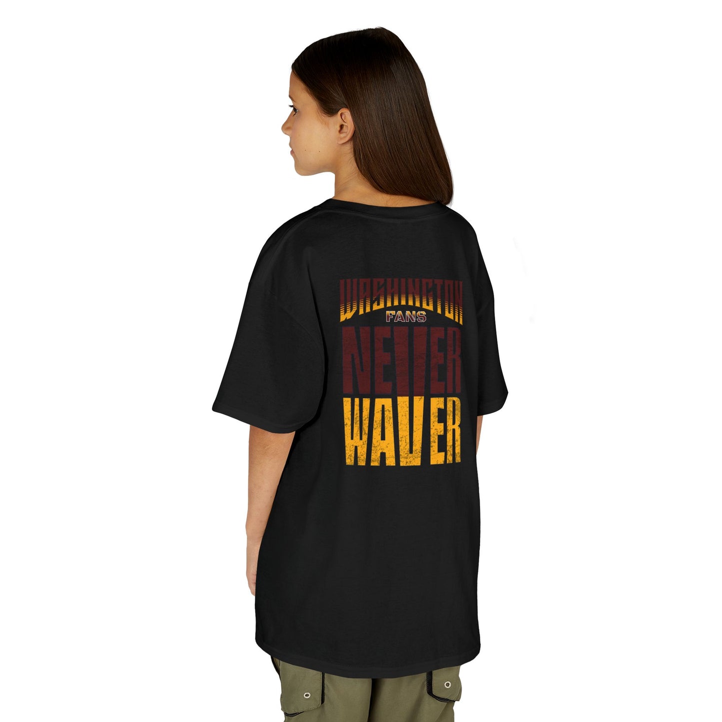 Washington Fans Never Waver Kids Heavy Cotton™ Tee - Never Waver