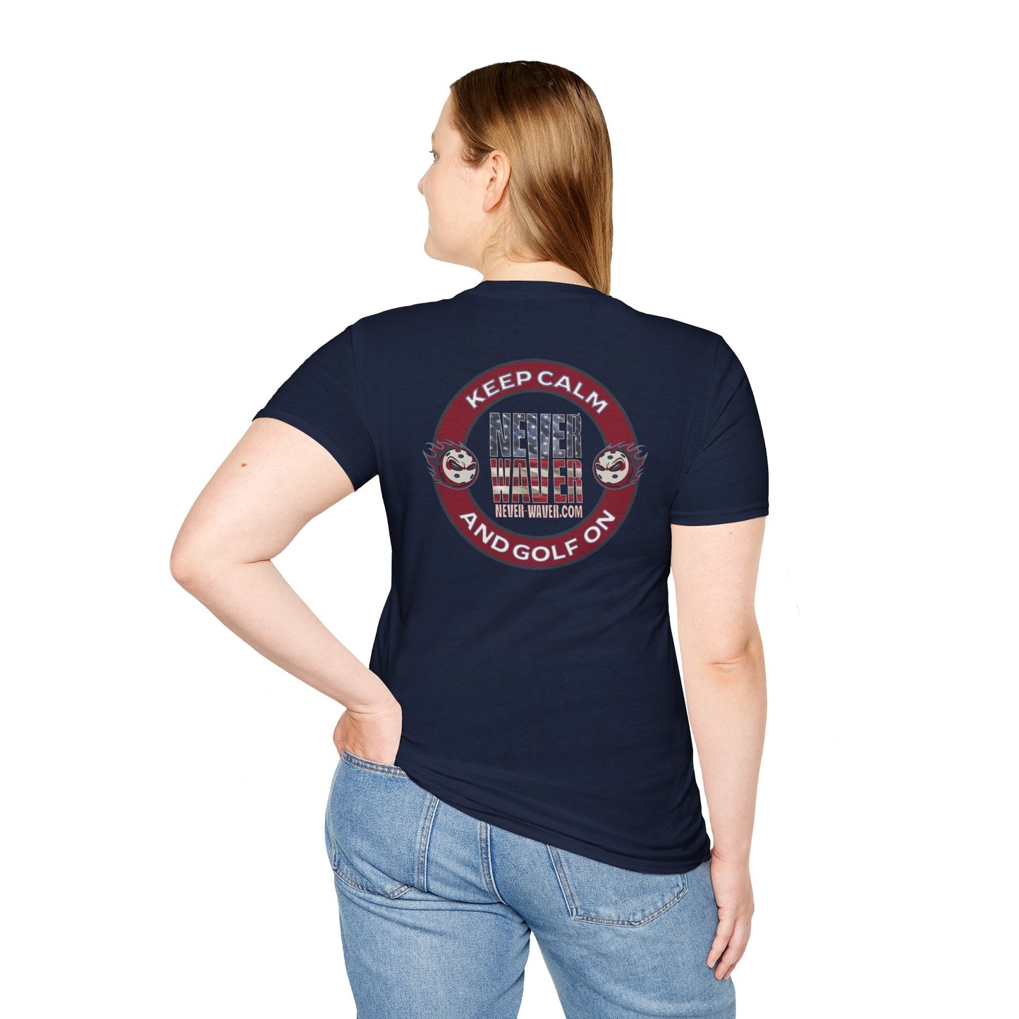 Never Waver Golf Unisex Soft style T-Shirt - Never Waver
