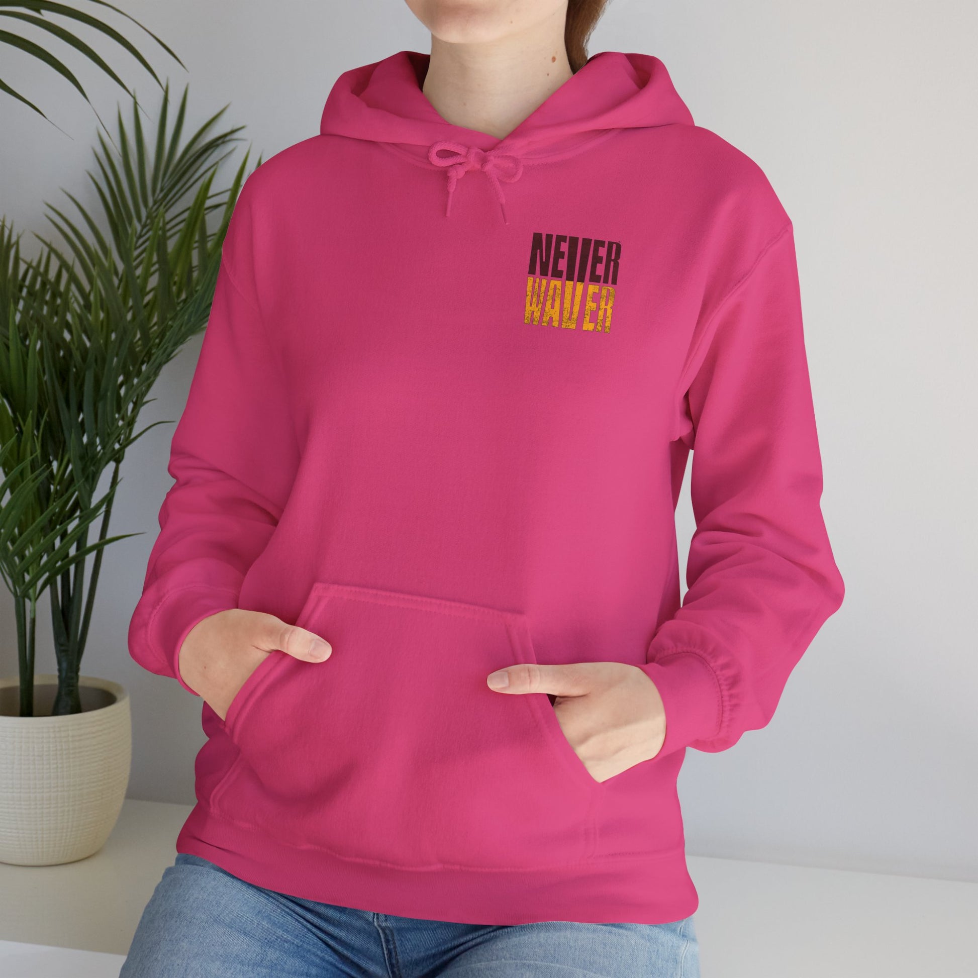 Washington Fans Never Waver Hooded Sweatshirt - Never Waver