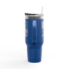 Insulated Travel Mug - Never Waver Tree of Cancer Ribbons, 40oz - Never Waver
