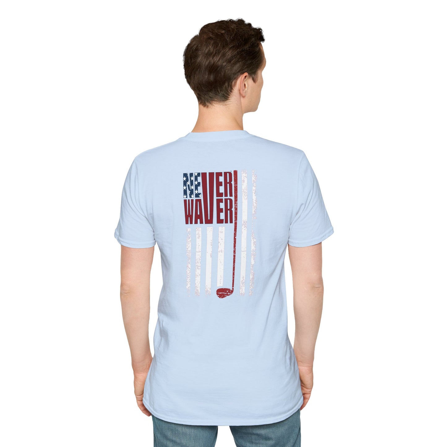 Never Waver Golf Unisex Soft style T-Shirt - Never Waver