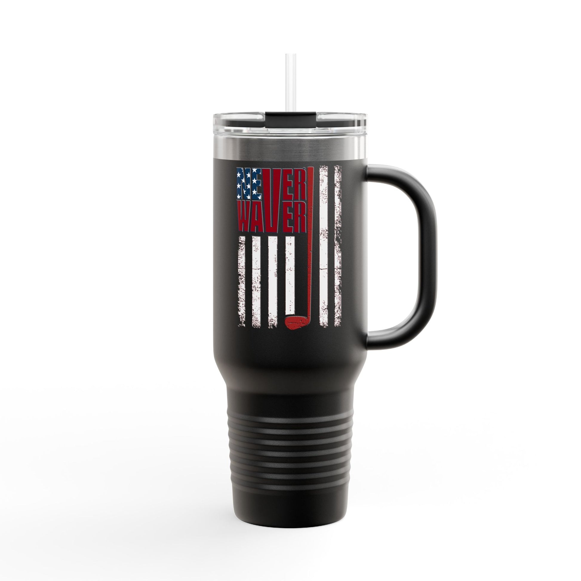 Never Waver Golf Insulated 40oz Travel Mug