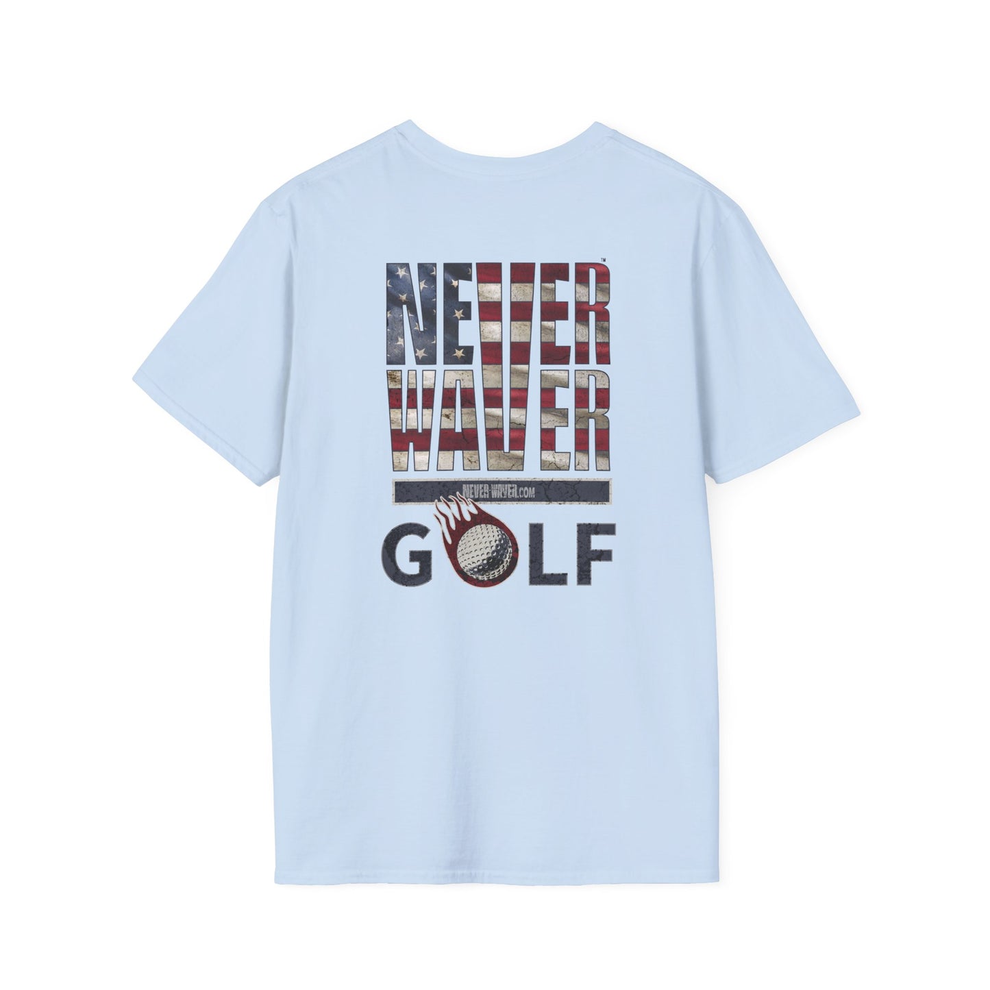Never Waver Golf Unisex Soft style T-Shirt - Never Waver