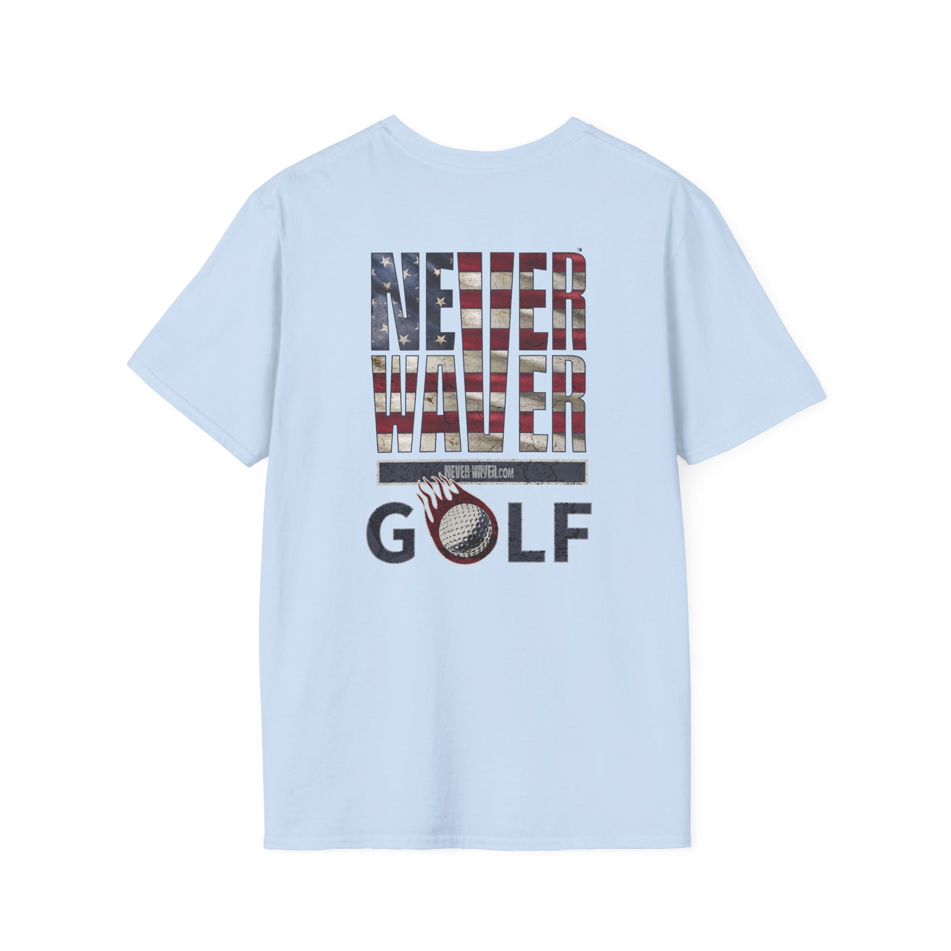 Never Waver Golf Unisex Soft style T-Shirt - Never Waver