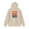 Unisex Heavy Blend™ Hooded Sweatshirt - Denver Fans Never Waver W Leopard Football Motivation - Never Waver