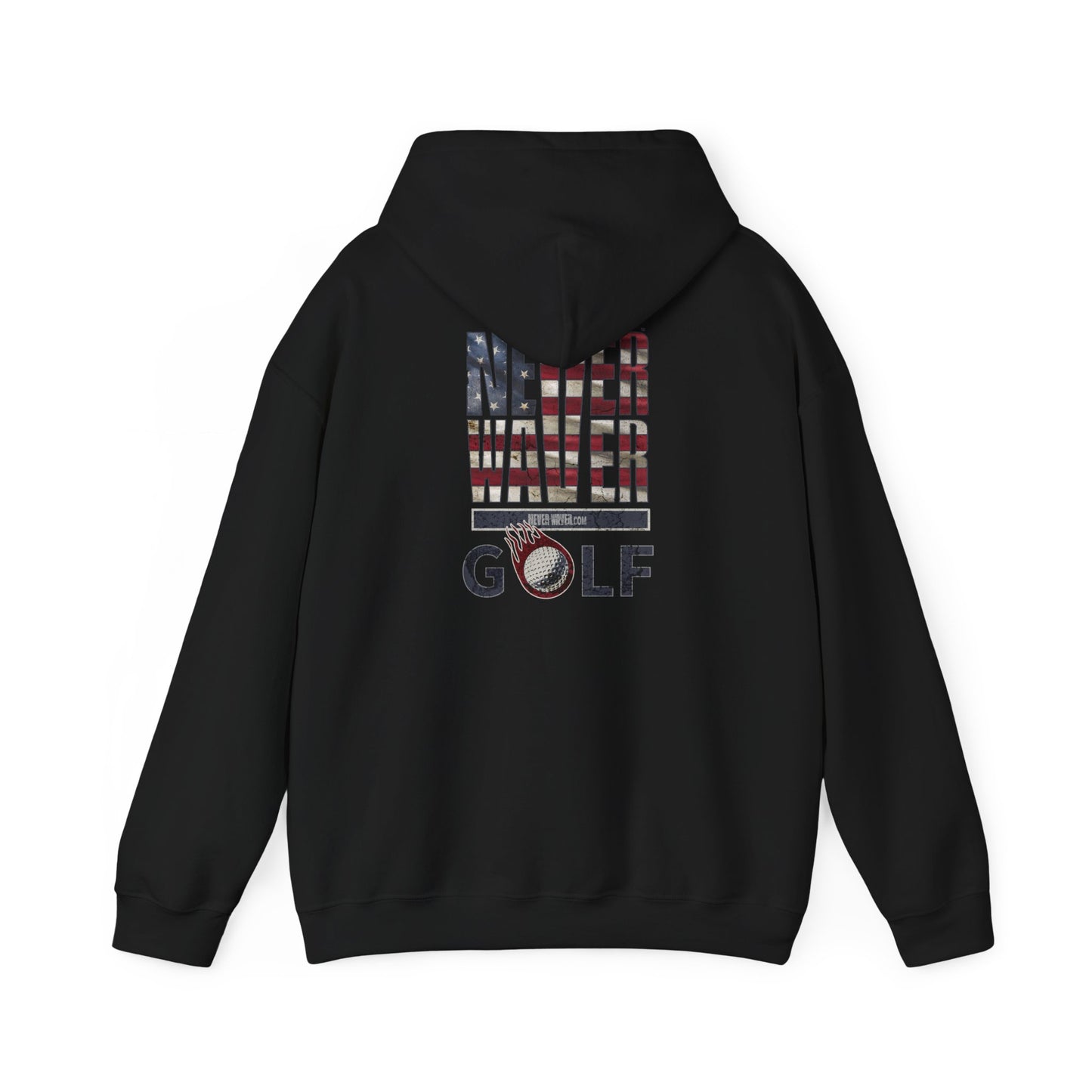 Never Waver Golf Hoodie - Unisex Heavy Blend™ Sweatshirt - Never Waver