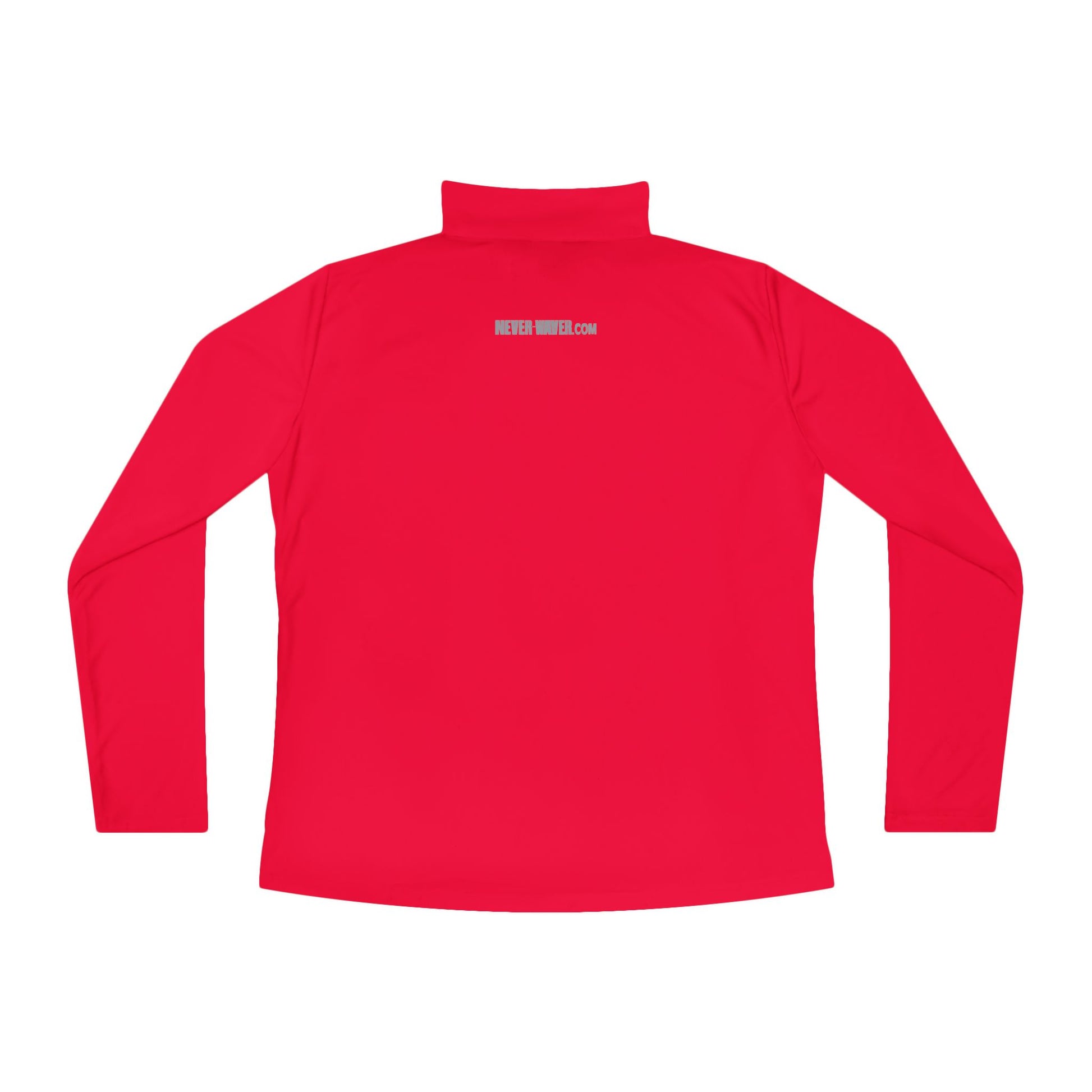 Ladies Quarter-Zip Pullover - Never Waver Activewear - Never Waver