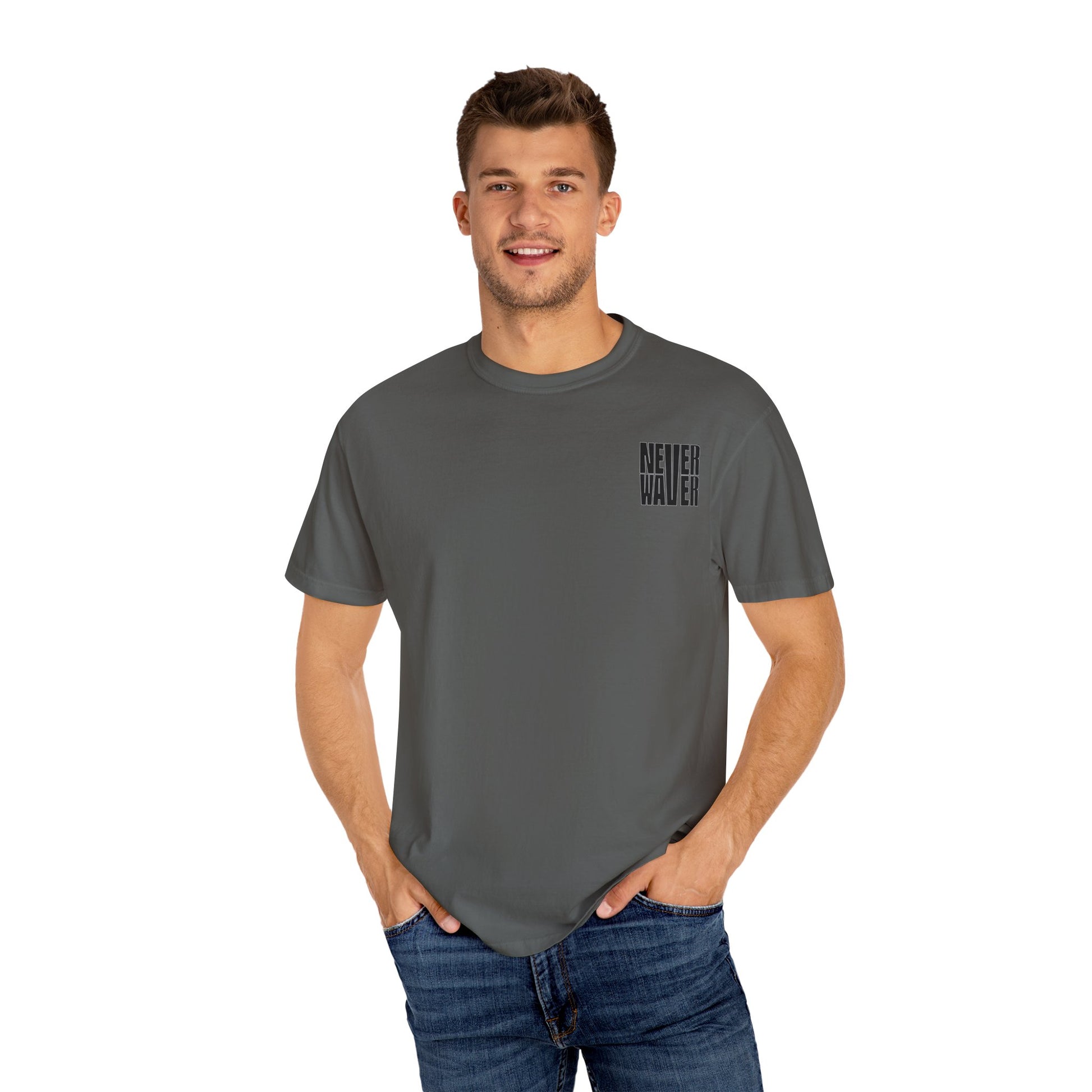 Unisex Garment-Dyed T-Shirt - 'Never Waver Mamacita Needs a Margarita' Design - Never Waver