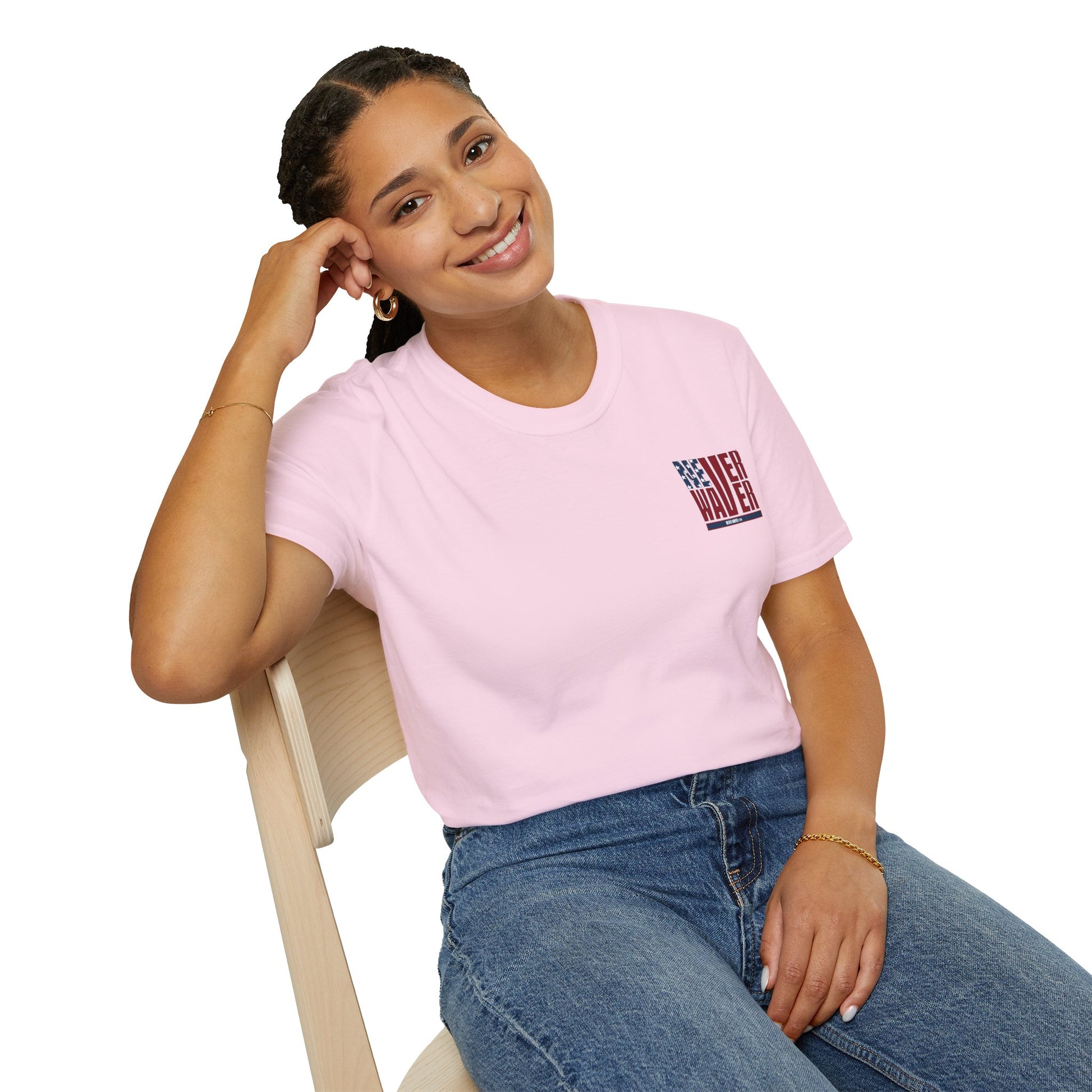 Never Waver Like This Mom Unisex Softstyle T-Shirt - Never Waver