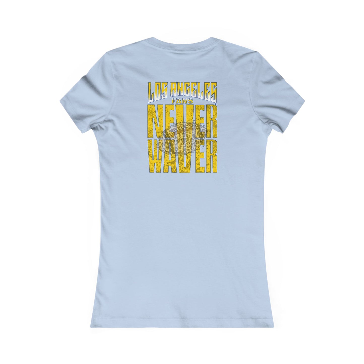 Los Angeles Fans Never Waver W-Leopard Football Women's Favorite Tee