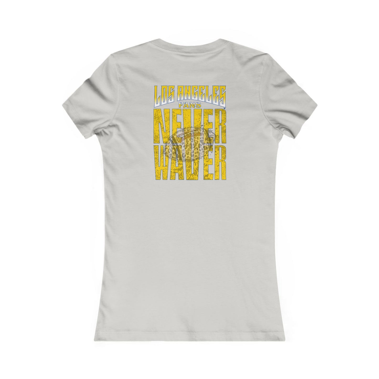 Los Angeles Fans Never Waver W-Leopard Football Women's Favorite Tee