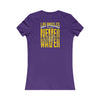Los Angeles Fans Never Waver W-Leopard Football Women's Favorite Tee