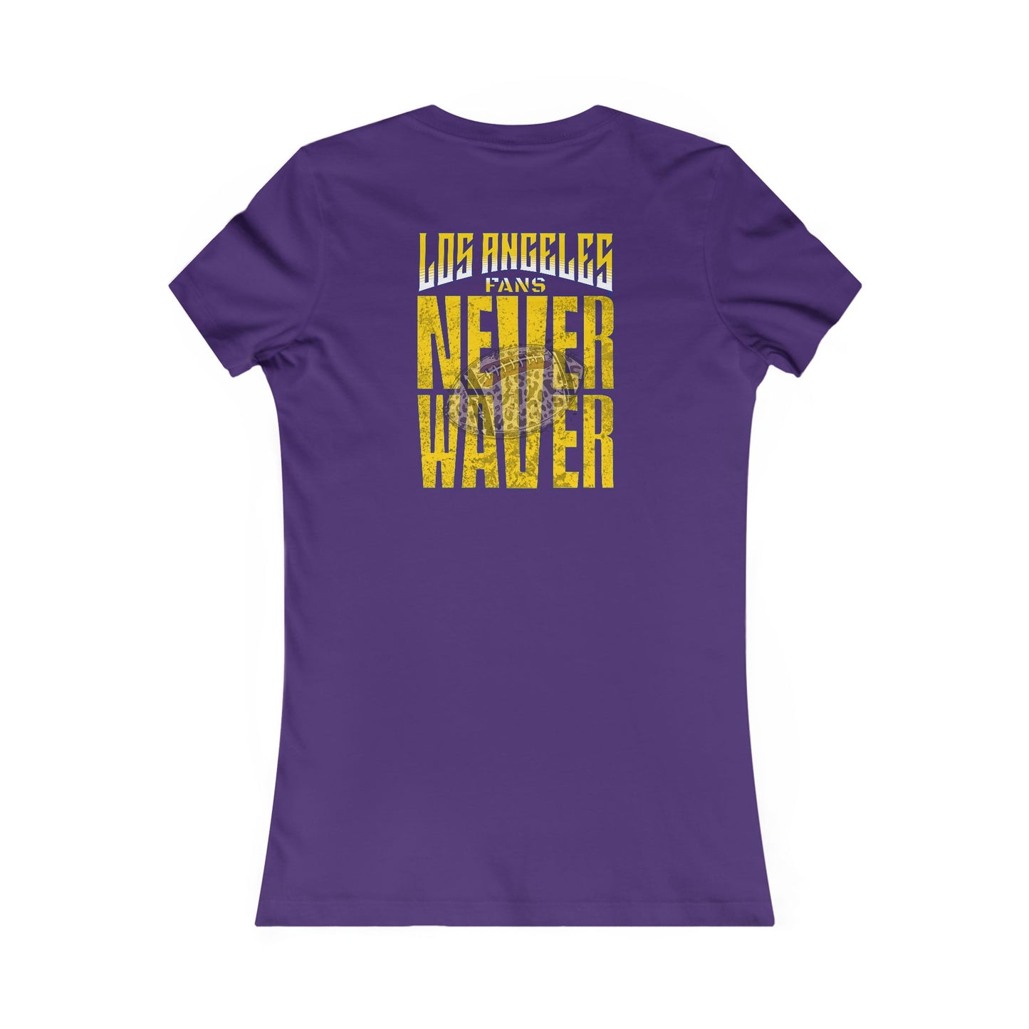 Los Angeles Fans Never Waver W-Leopard Football Women's Favorite Tee