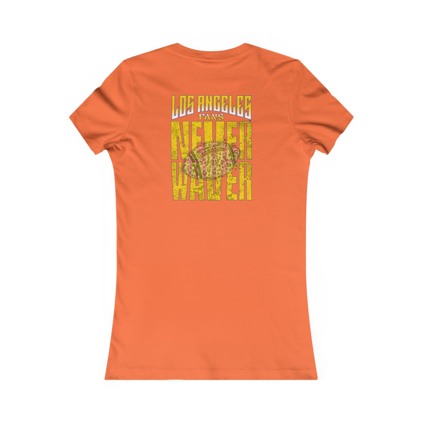 Los Angeles Fans Never Waver W-Leopard Football Women's Favorite Tee