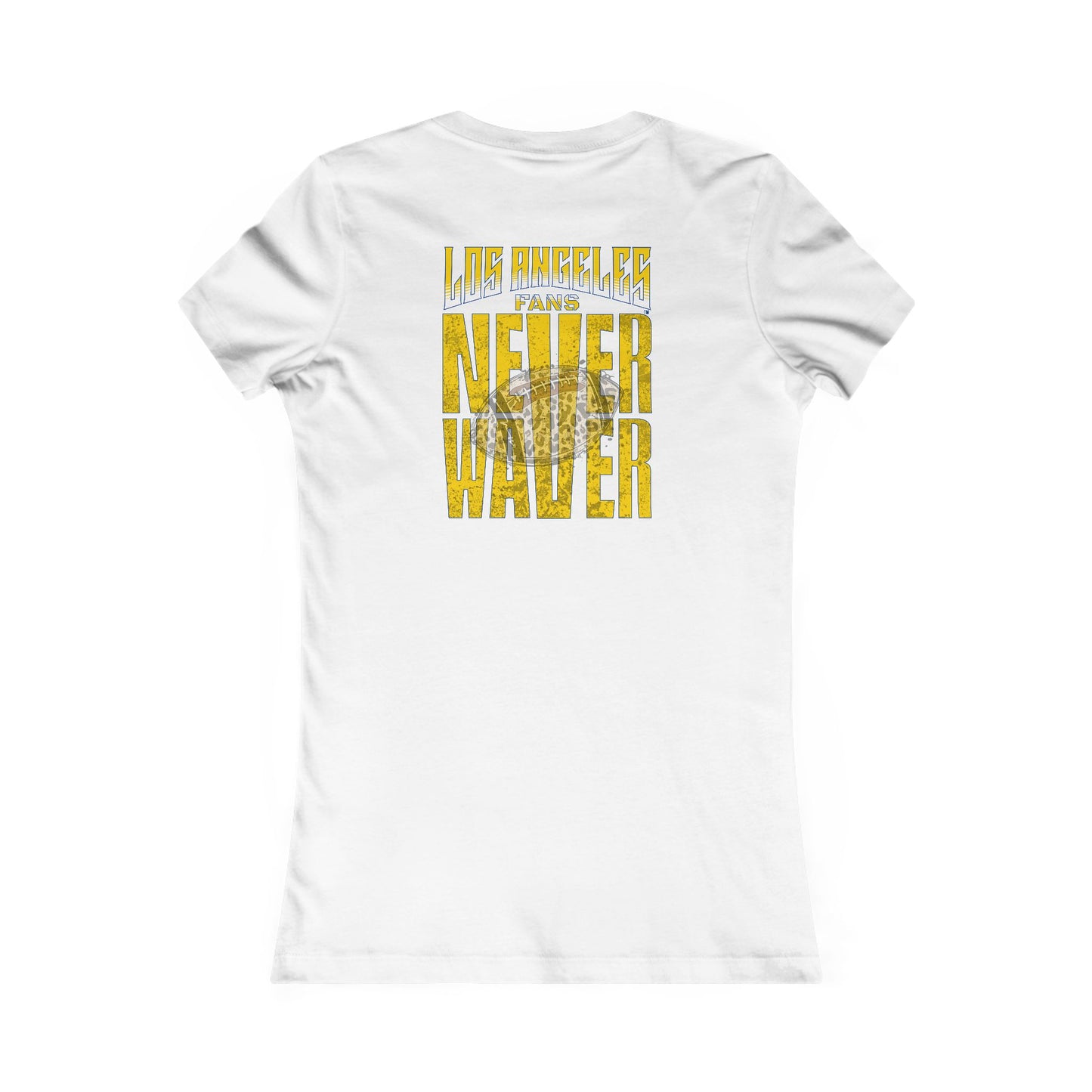 Los Angeles Fans Never Waver W-Leopard Football Women's Favorite Tee