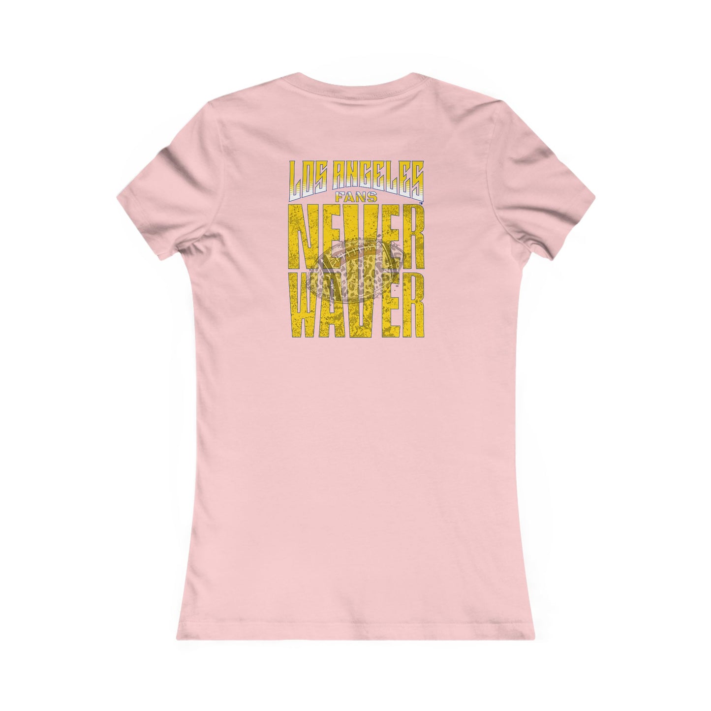 Los Angeles Fans Never Waver W-Leopard Football Women's Favorite Tee