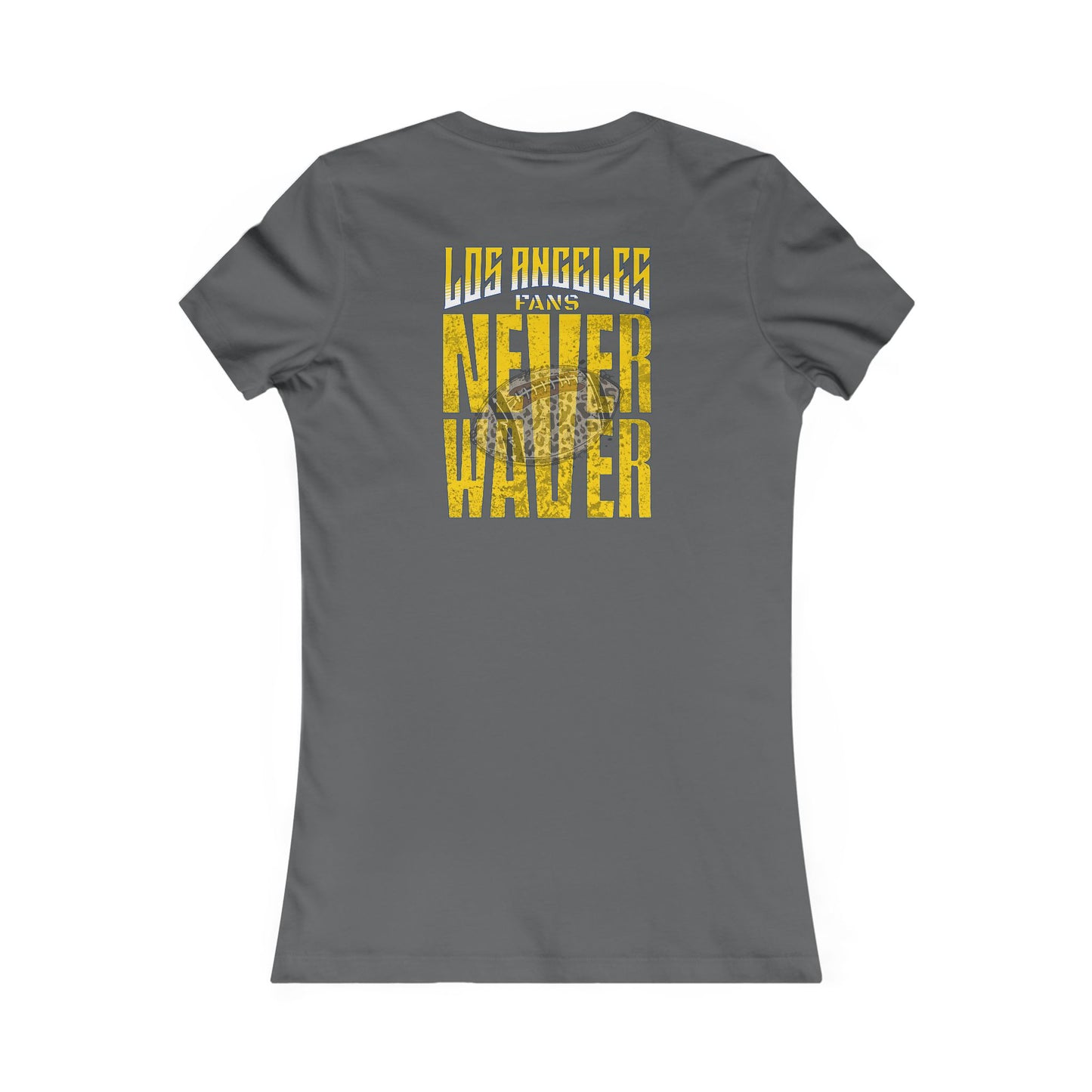 Los Angeles Fans Never Waver W-Leopard Football Women's Favorite Tee