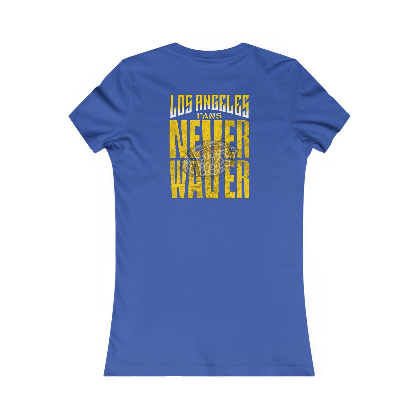 Los Angeles Fans Never Waver W-Leopard Football Women's Favorite Tee