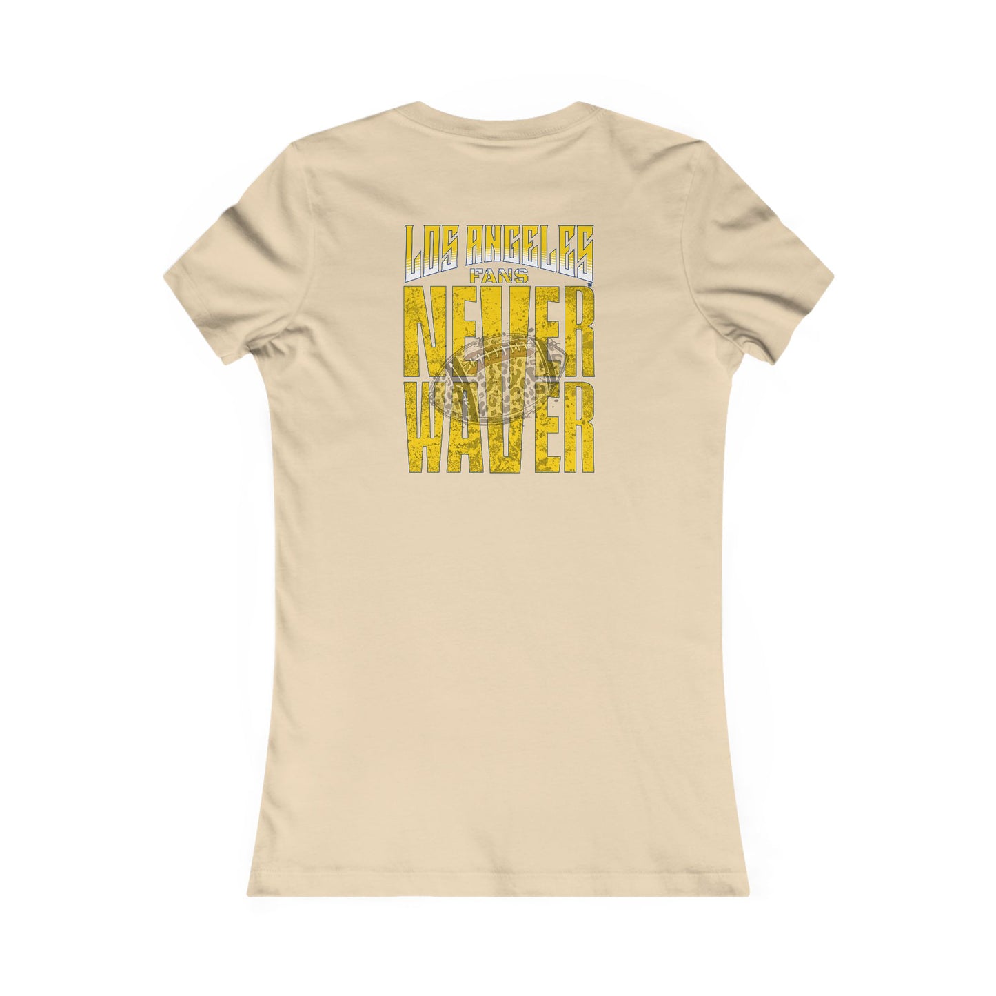 Los Angeles Fans Never Waver W-Leopard Football Women's Favorite Tee