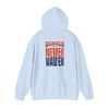 Unisex Heavy Blend™ Hooded Sweatshirt - 'Denver Fans Never Waver' Motivational Design - Never Waver