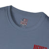 Never Waver Just A Mom Trying Not to Raise A&&holes Unisex Softstyle T-Shirt - Never Waver