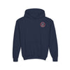 Youth Golf Hoodie - "Keep Calm Never Waver and Golf On" Sweatshirt for Young Golfers - Never Waver