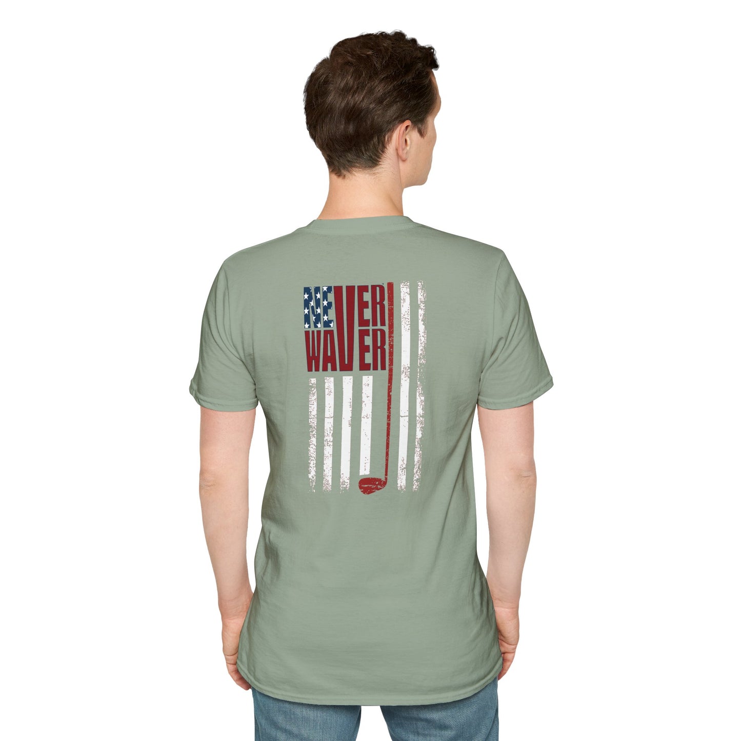 Never Waver Golf Unisex Soft style T-Shirt - Never Waver