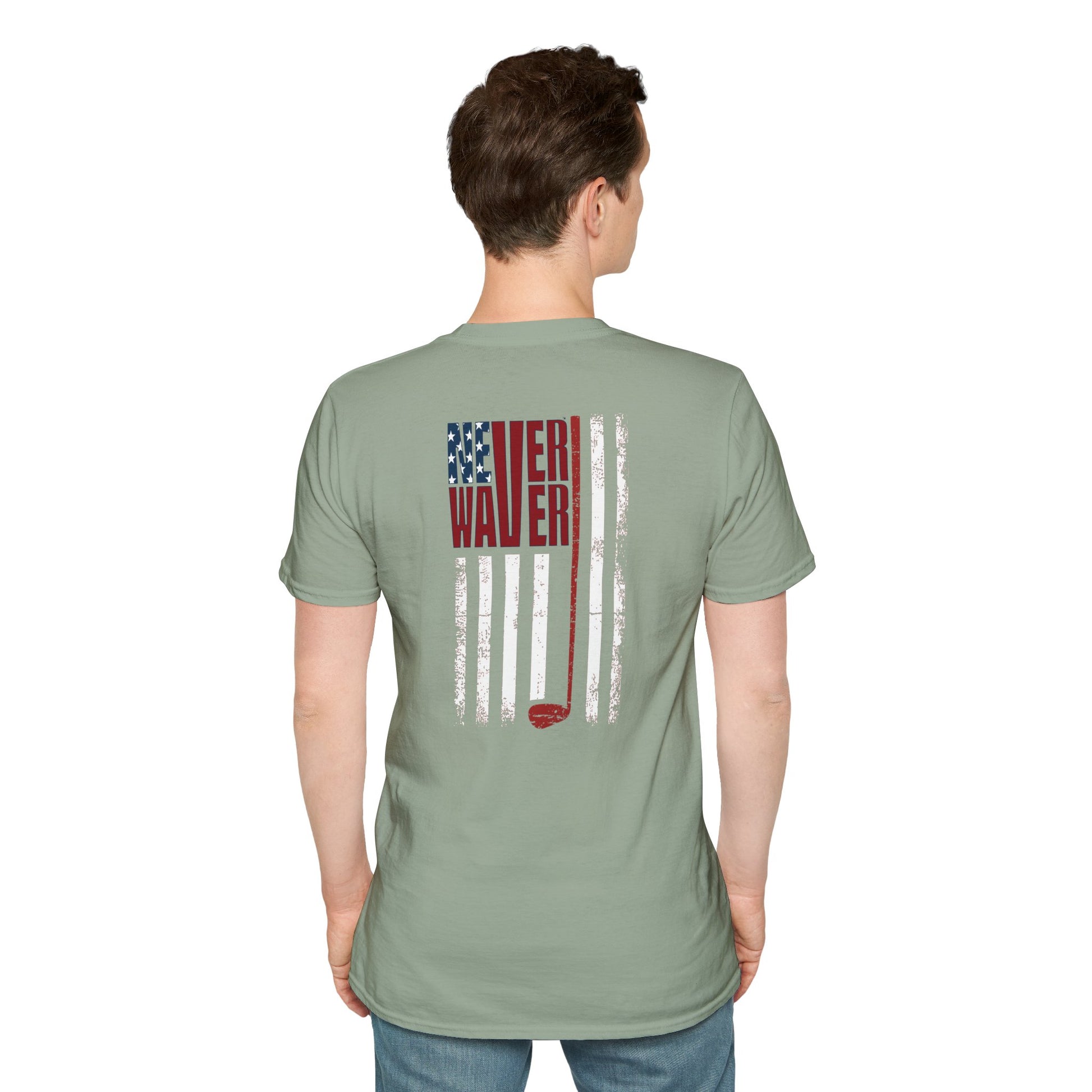 Never Waver Golf Unisex Soft style T-Shirt - Never Waver