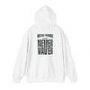 New York Fans Never Waver W Leopard Football Unisex Heavy Blend™ Hooded Sweatshirt - Never Waver